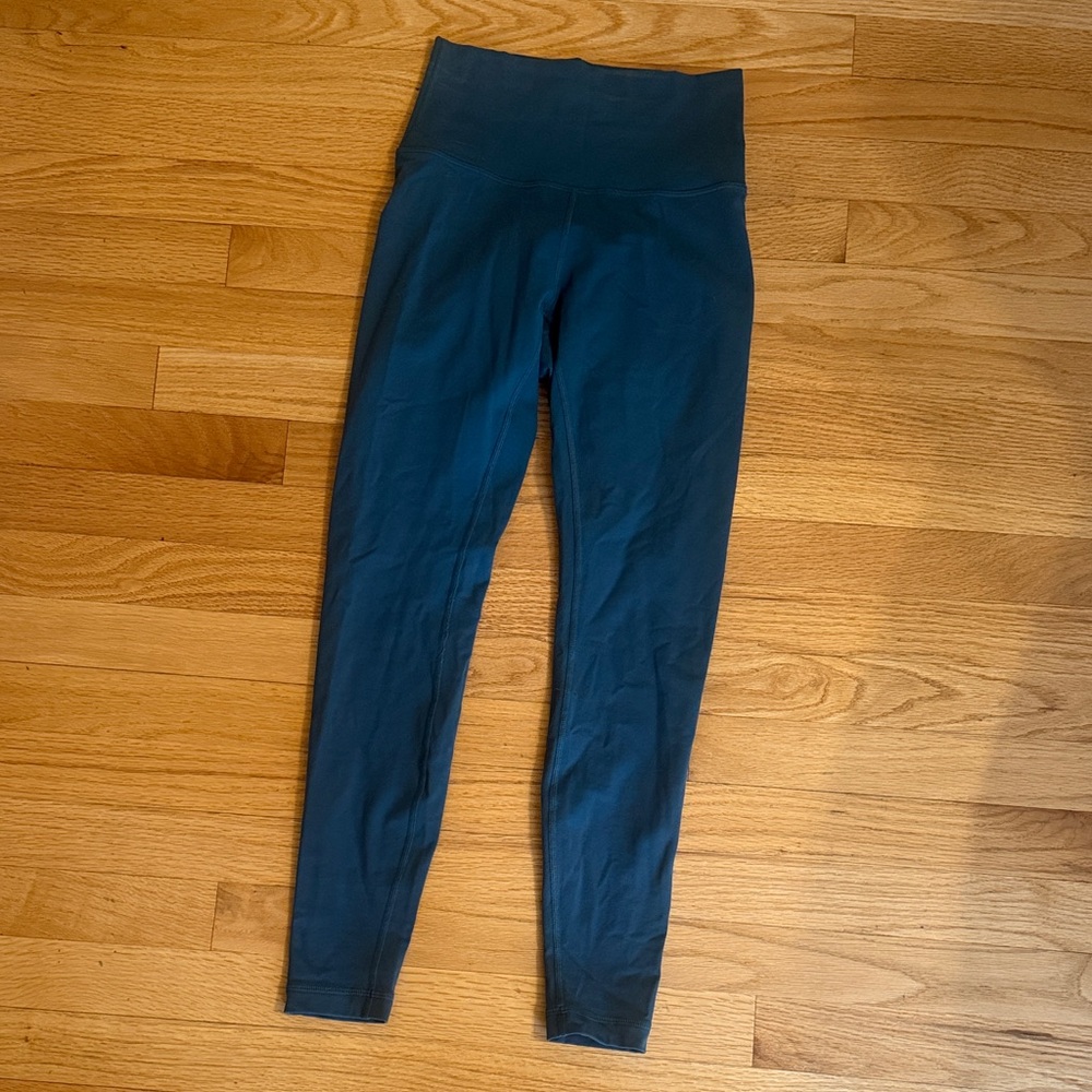 High-Waisted teal Leggings
